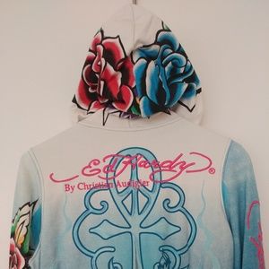 Ed Hardy zip-up hoodie
